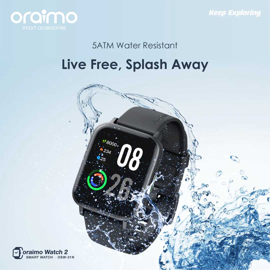 Oraimo OSW 31N Watch 2 GPS Smart Watch 7