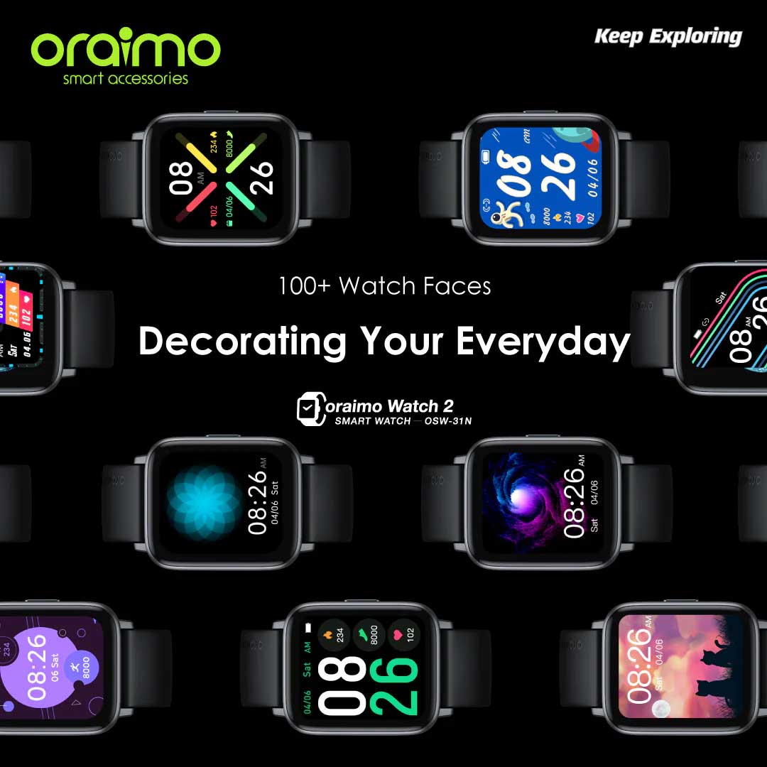 Oraimo OSW 31N Watch 2 GPS Smart Watch 9