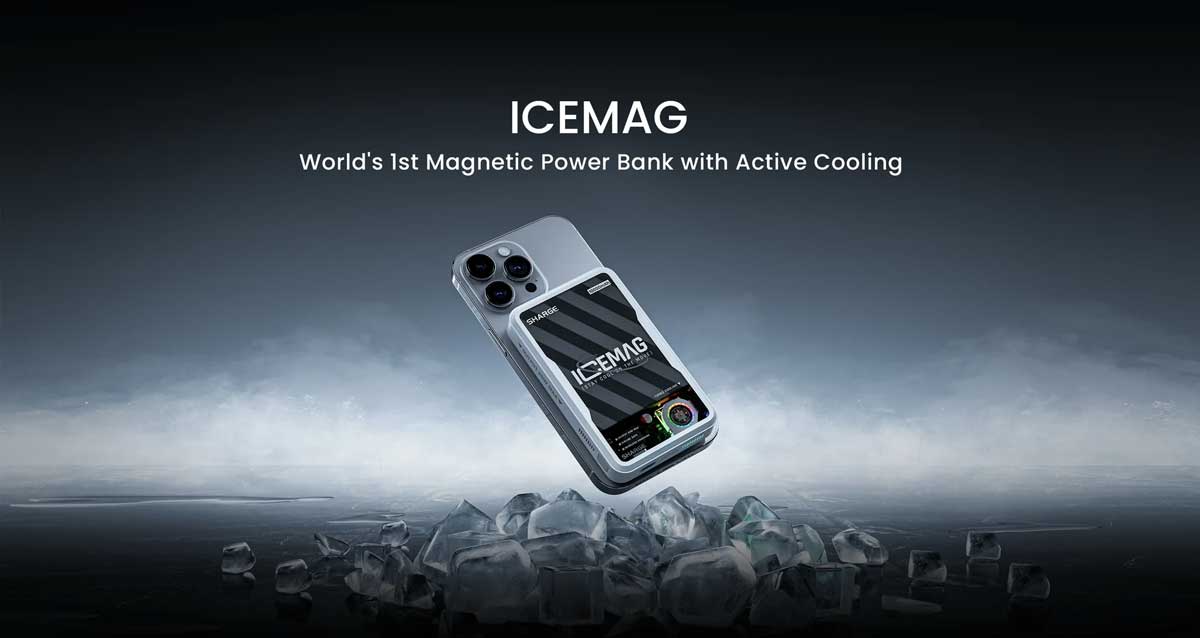 SHARGE ICEMAG 20W 10000mAh MagSafe Magnetic Power Bank 6