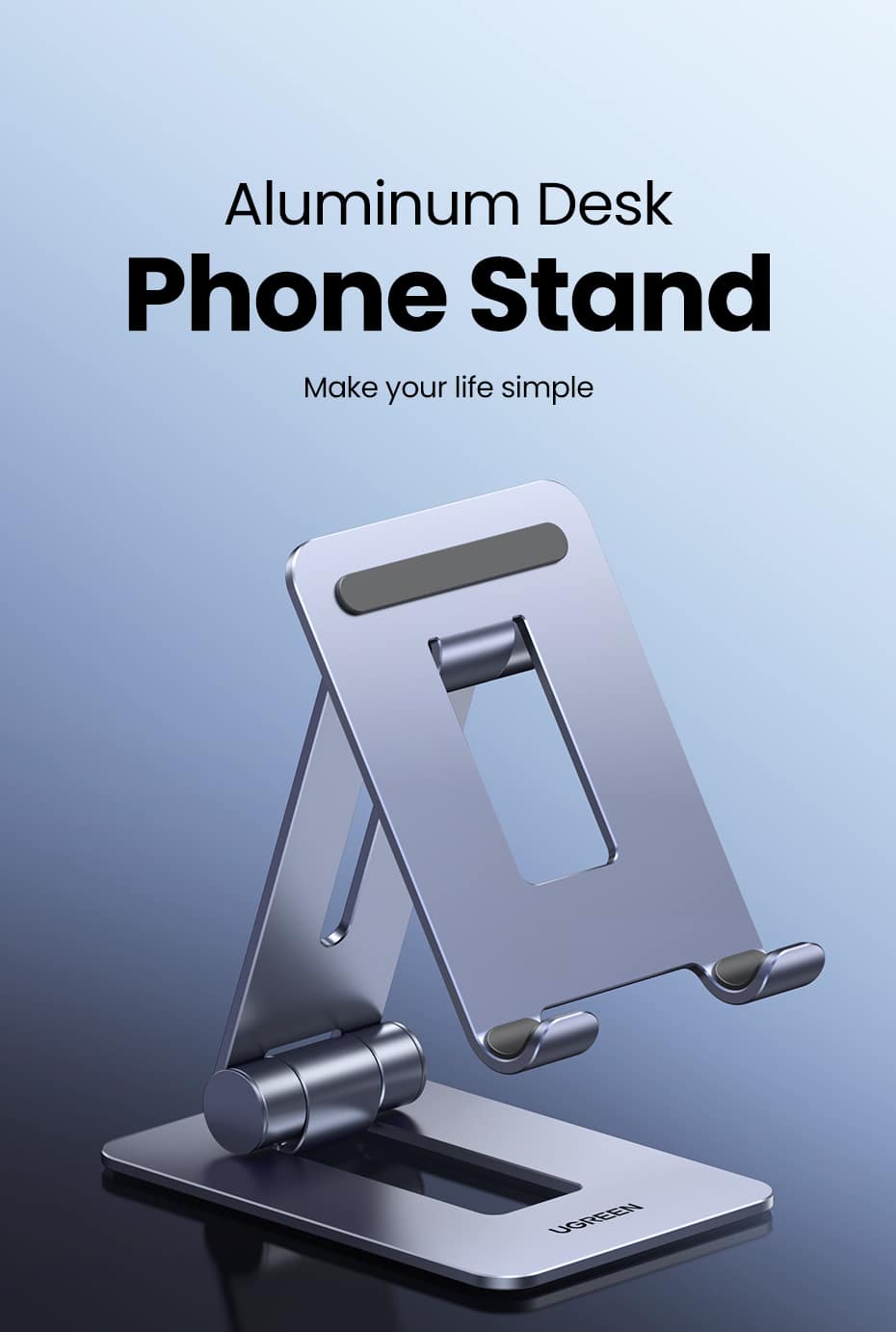 Ugreen Lp678 Aluminum Foldable Desk Phone Stand - Bd Smart Zone