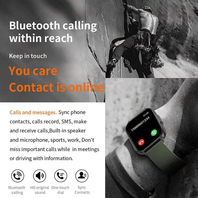 XTRA Active S8 2.01 IPS Display Bluetooth Calling Smart Watch 5
