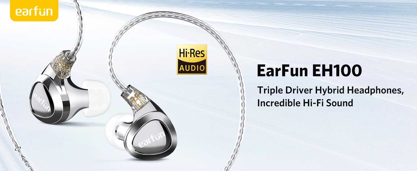 EarFun EH100 Advanced Triple Driver Hybrid Earphones with Premium Hi Fi Sound 10 1