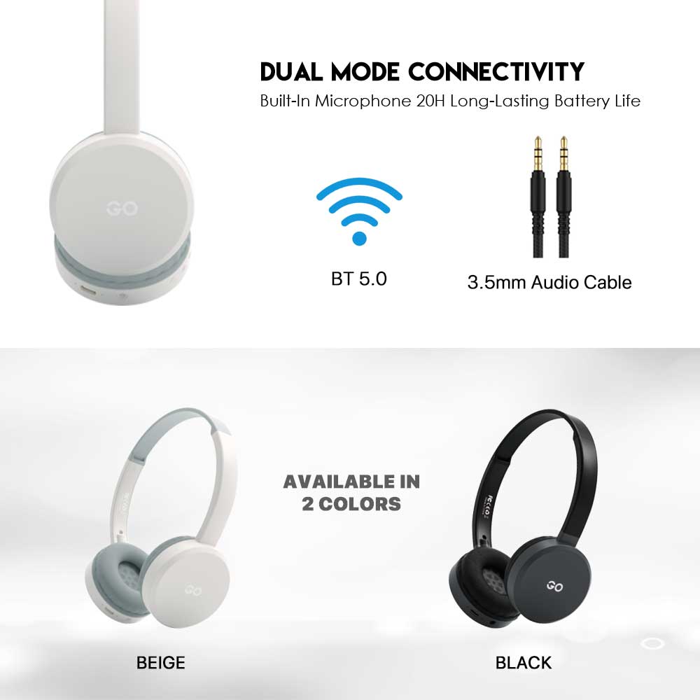 Fantech WH02 GO AIR Bluetooth Wireless Headphone 7