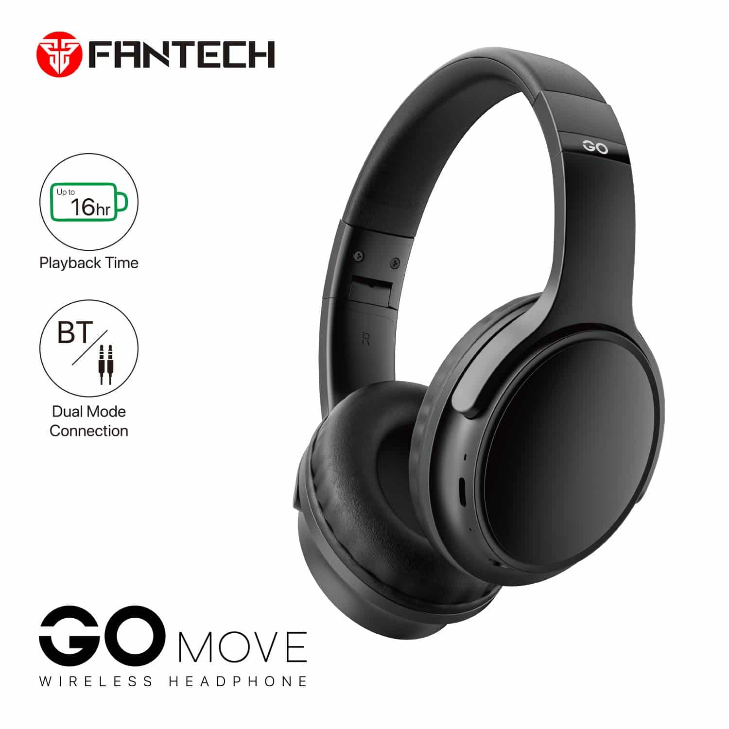 Fantech WH03 GO Move Wireless Headphone 3