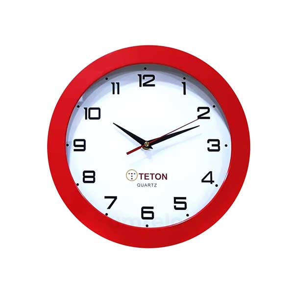 Teton USA 12 Inch Soundless Sweep Wall Clock