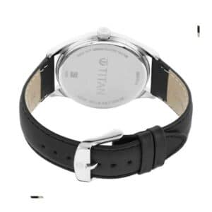 Titan NP1802SL11 Black Dial Leather Strap Analog Watch 2