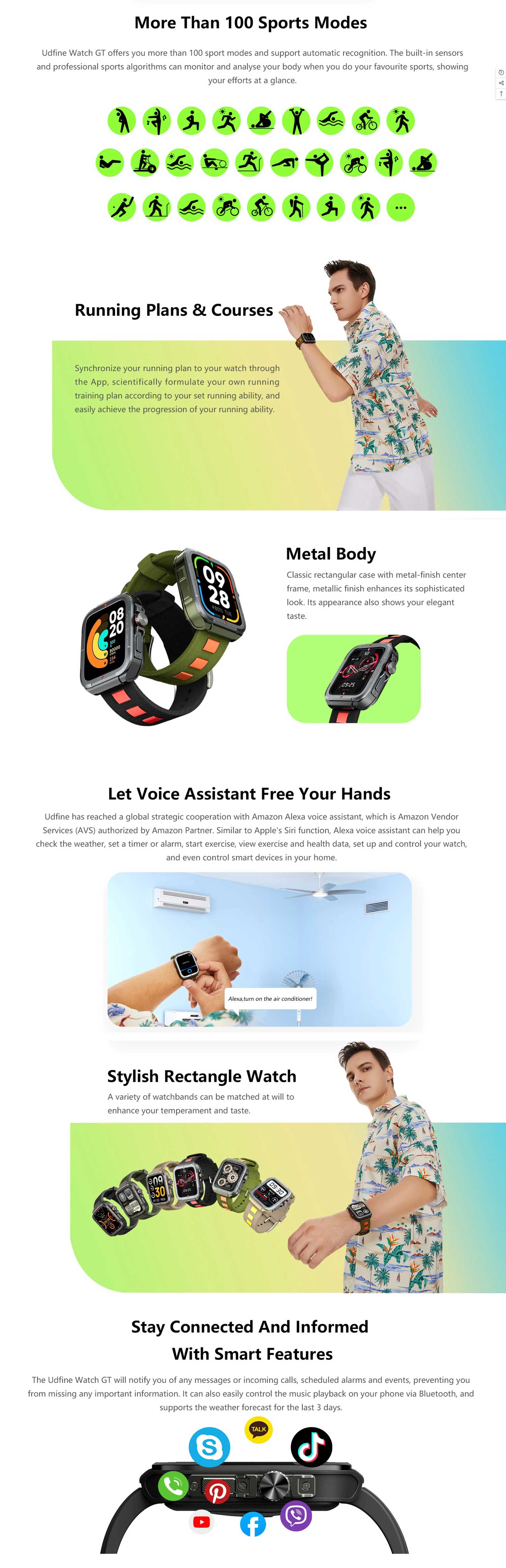 Udfine Watch GT Smart Watch 12