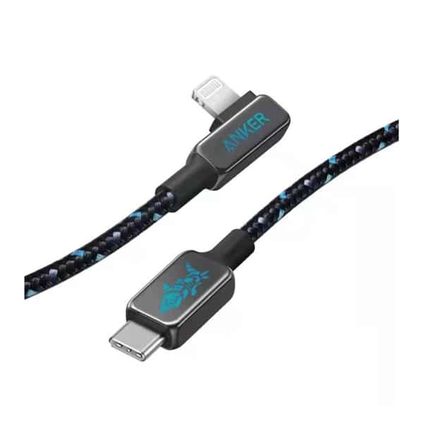 Anker A9544 League of Legends JINX USB-C to Lightning Braided L Shaped Cable