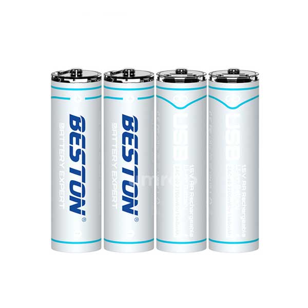 Beston 1.5V AA Lithium USB-C Rechargeable Battery 2200mWh 4PCS
