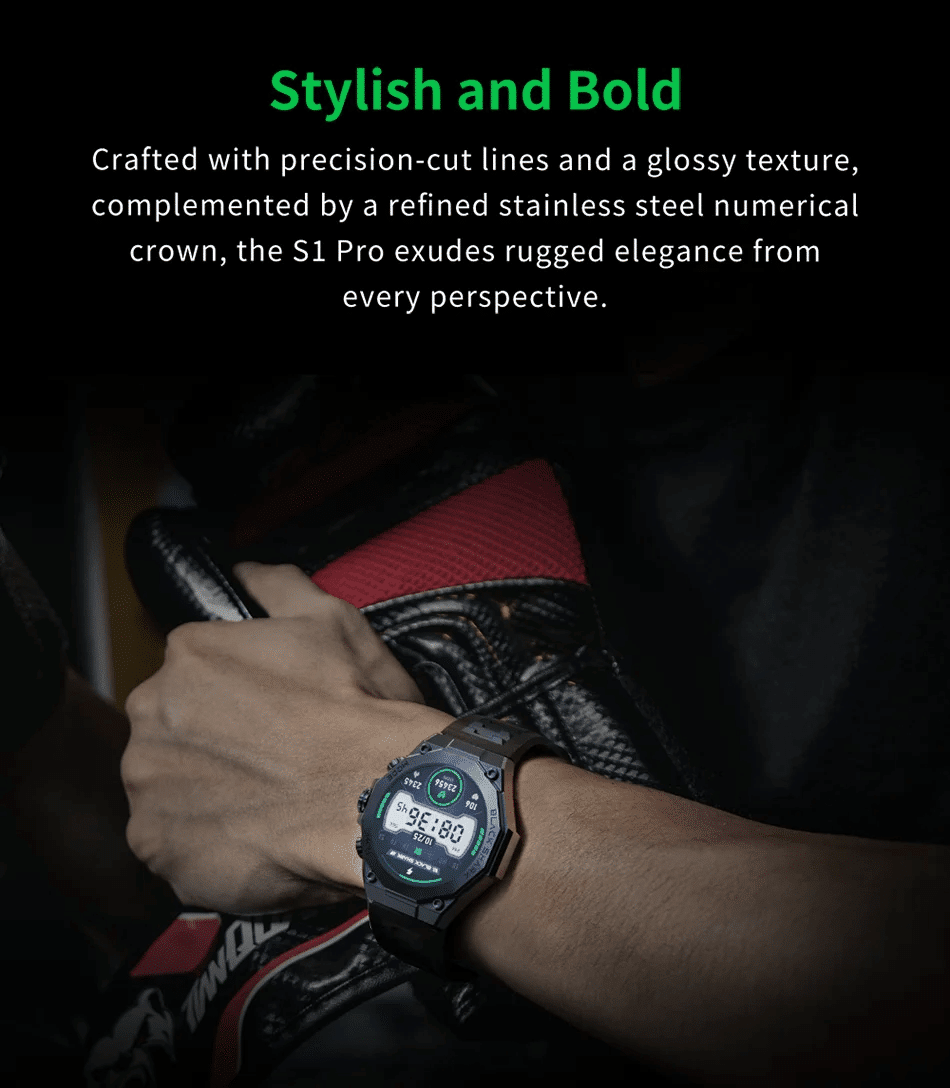 Black Shark S1 Pro AMOLED Calling Smart Watch 3 13