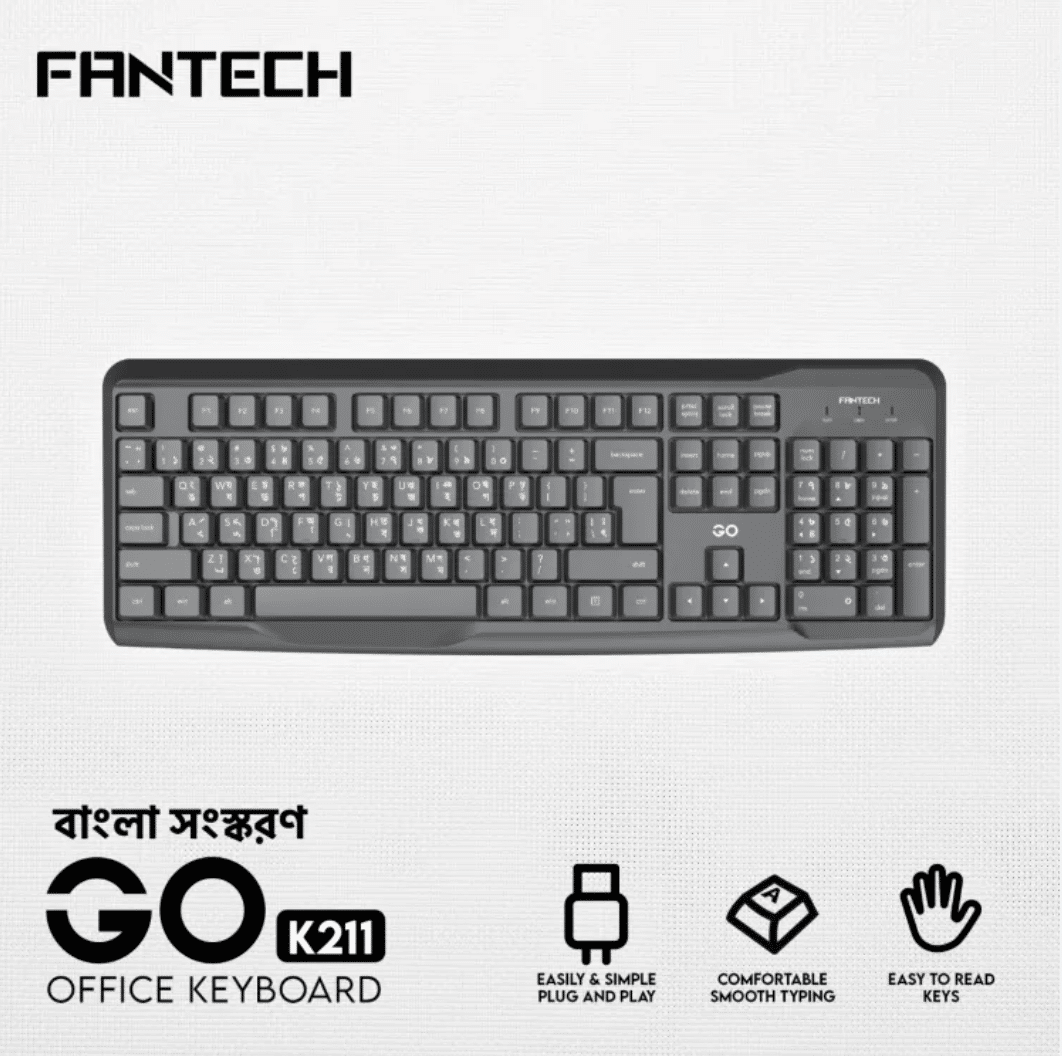 Fantech GO K211 Bangla Keyboard 2