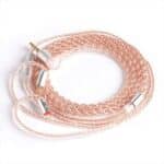 KBEAR 4 Core Silver Plated Copper Cable with Mic 2 Pin 3