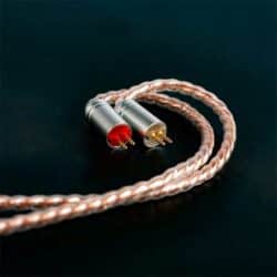 KBEAR 4 Core Silver Plated Copper Cable with Mic 2 Pin 4