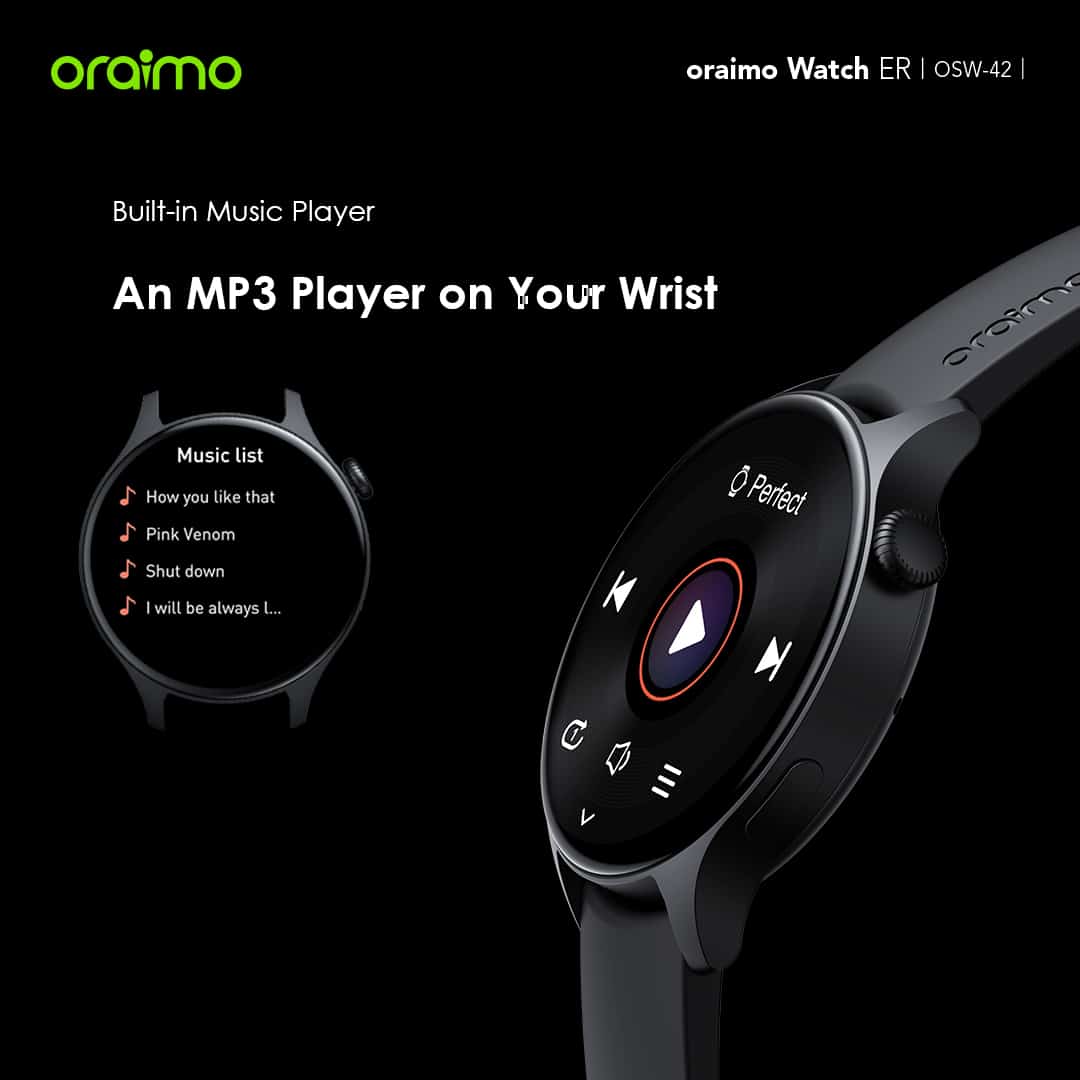 Oraimo OSW 42 Watch ER 1.43 AMOLED Calling Smart Watch 6