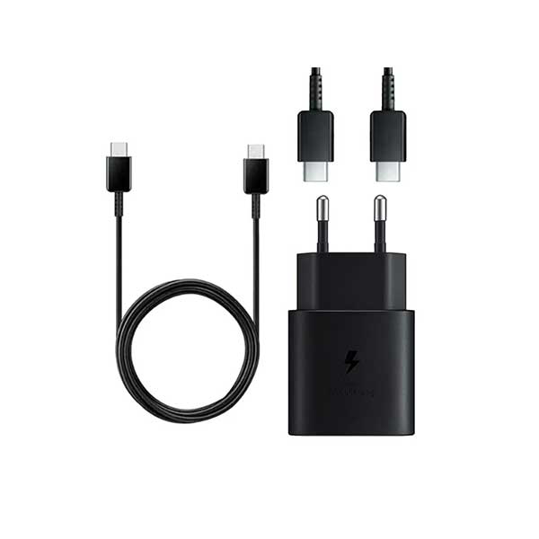 Samsung 25W PD USB C Adapter with Type C Cable EU Plug 1