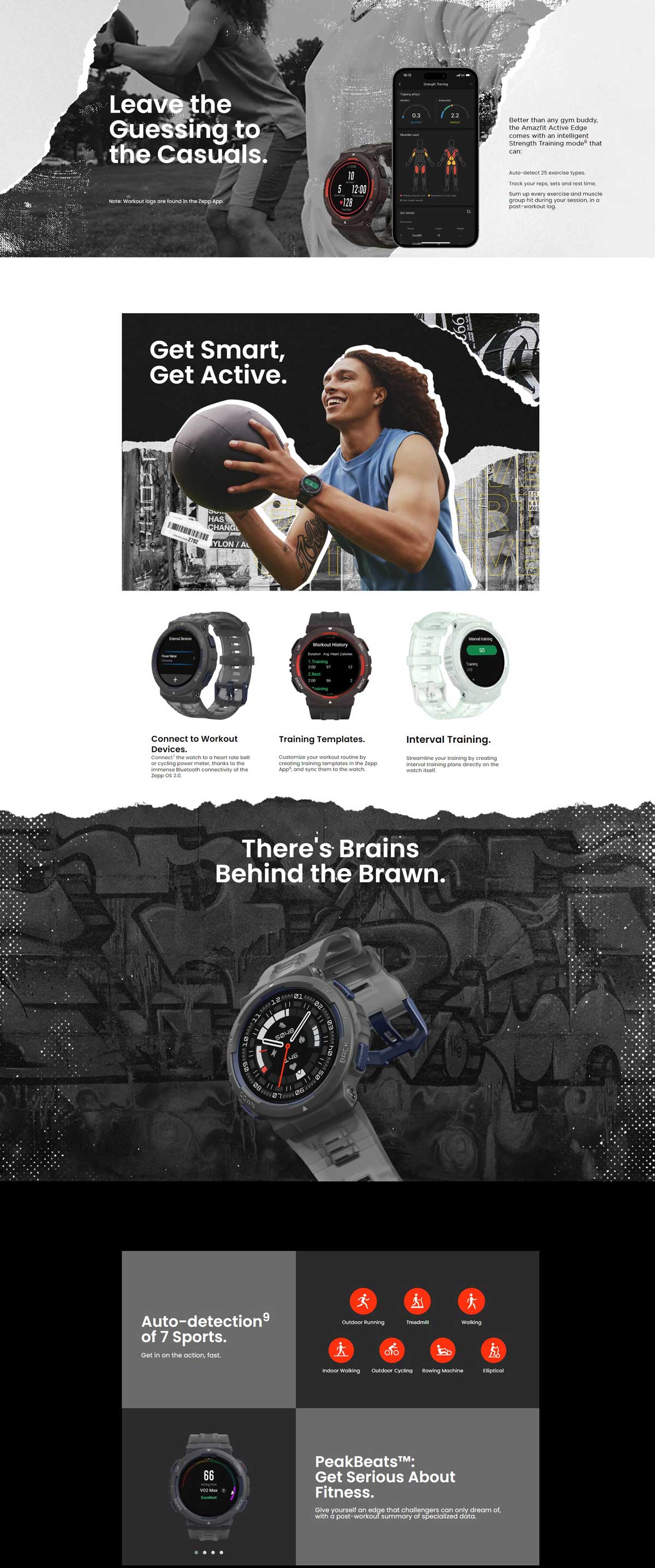 Amazfit Active Edge Sport Smart Watch 6