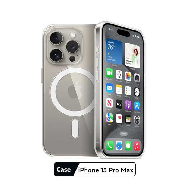 Anker iPhone 15 Pro Max Clear Magnetic Phone Case