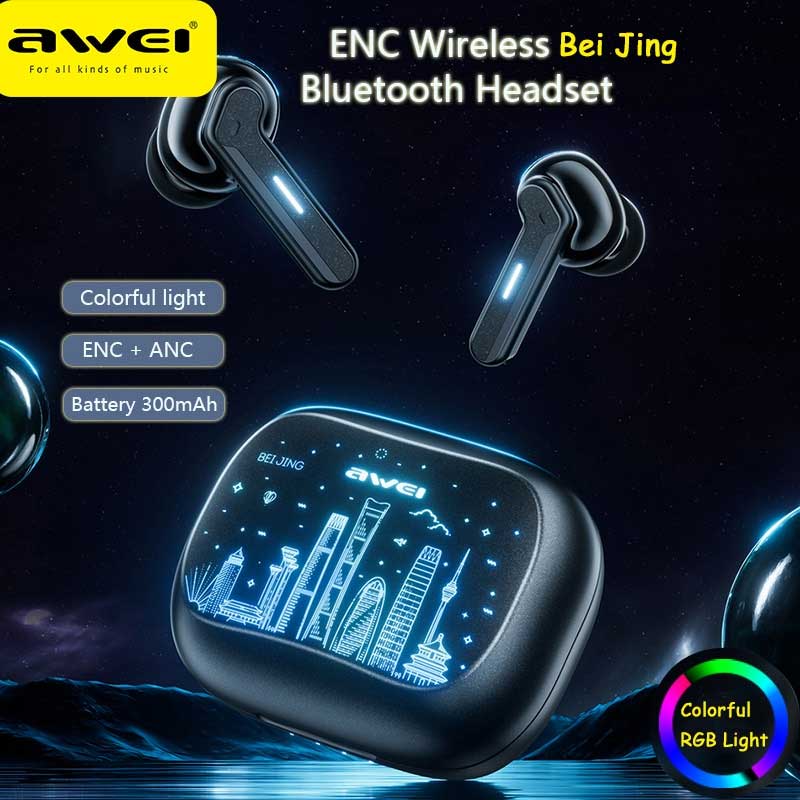 Awei T53 ANC True Wireless Gaming Earbuds