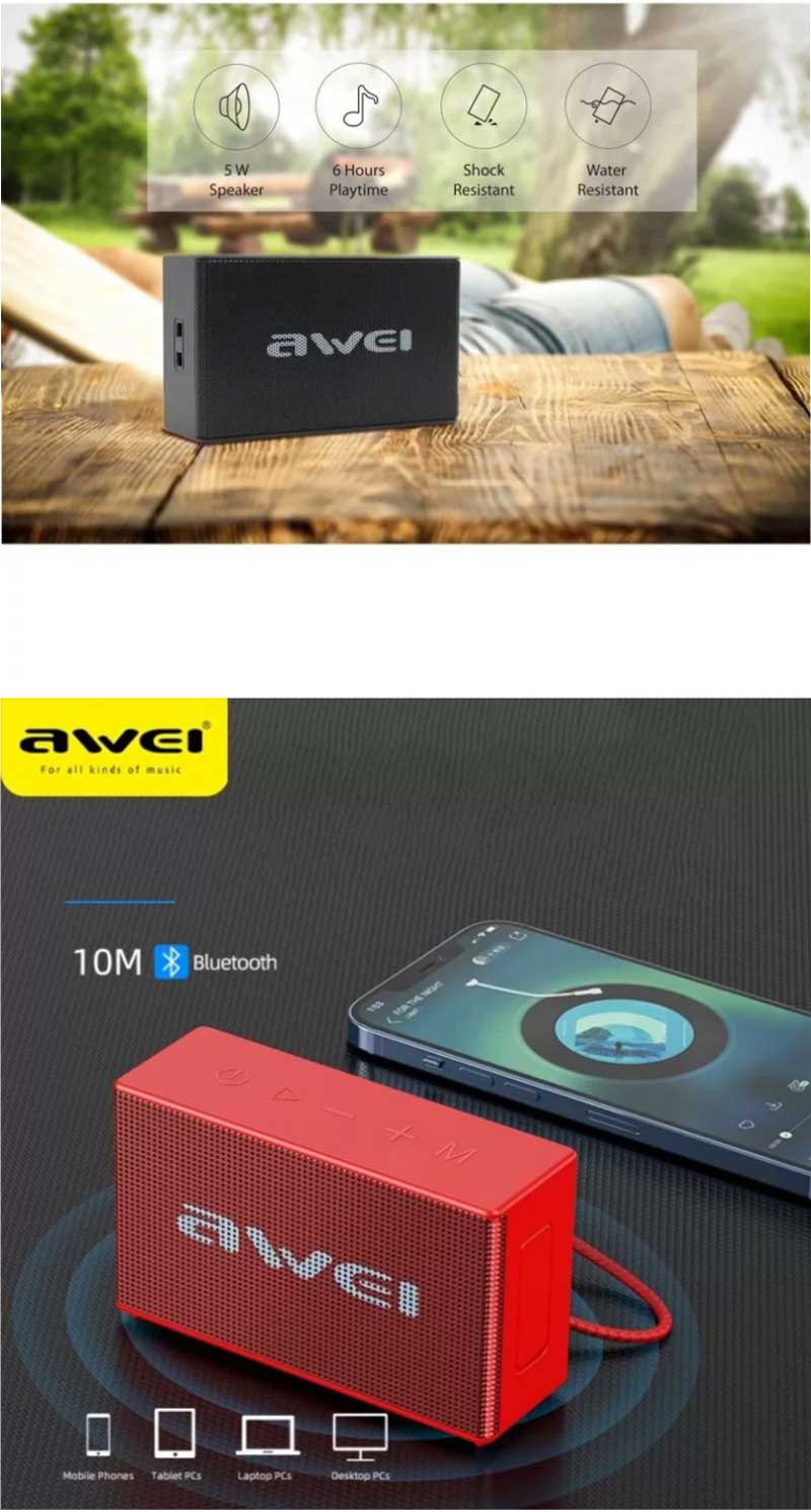 Awei Y665 Mini Bluetooth Speaker