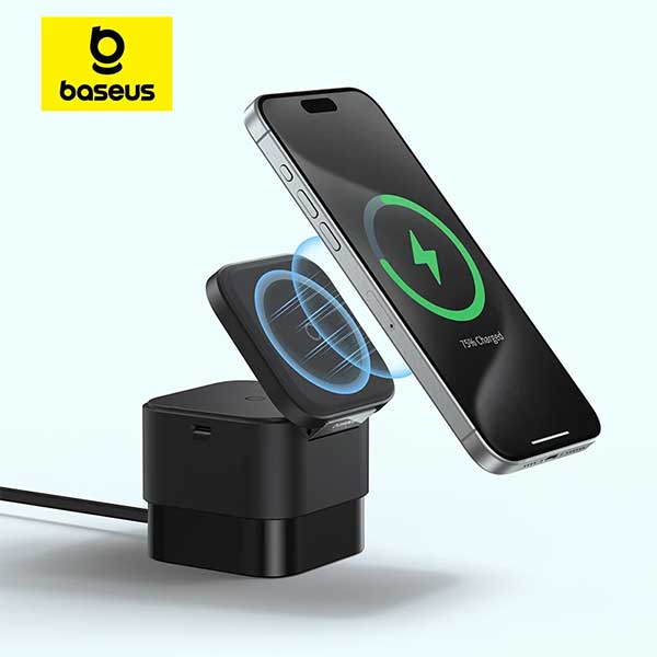 Baseus MagPro 2 in 1 25W Magnetic Wireless Charger