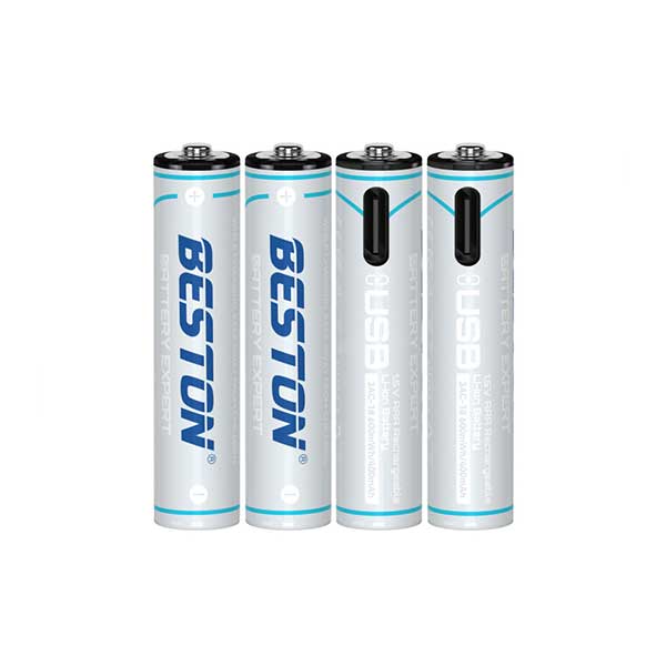 Beston 1.5V AA Lithium USB-C Rechargeable Battery 660mWh 4PCS