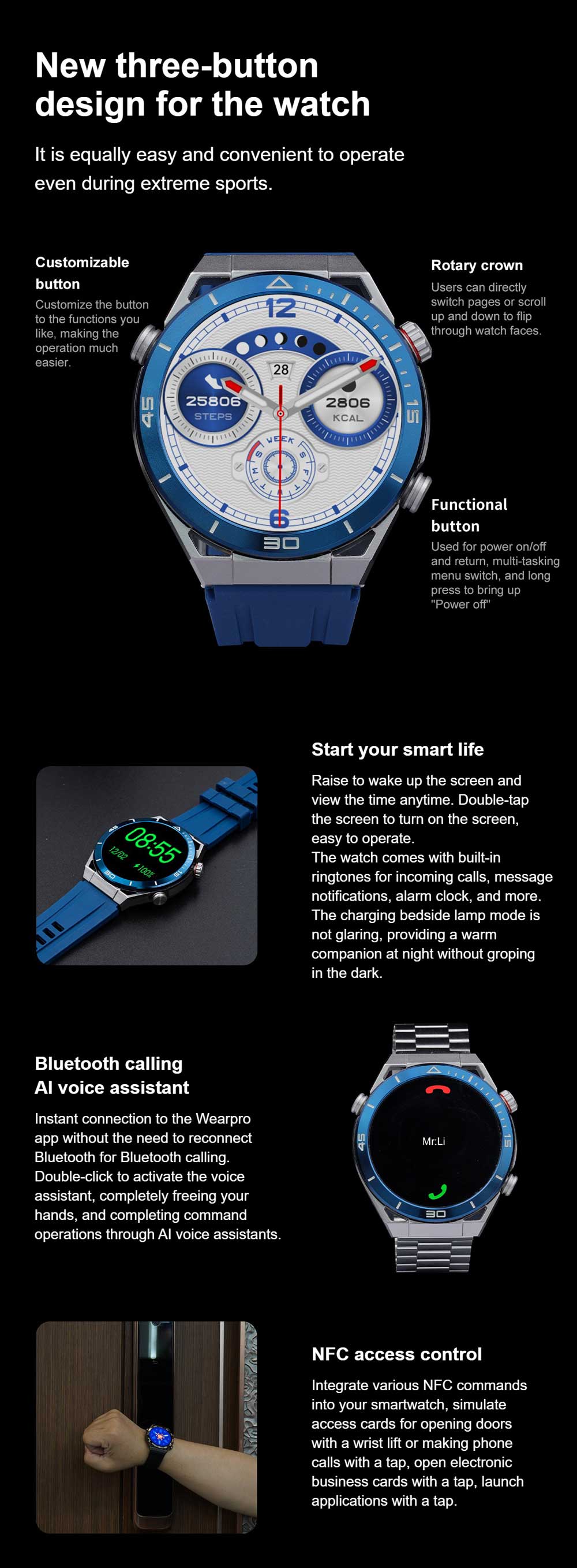 DT NO. 1 DT Ultra Mate Smart Watch 6