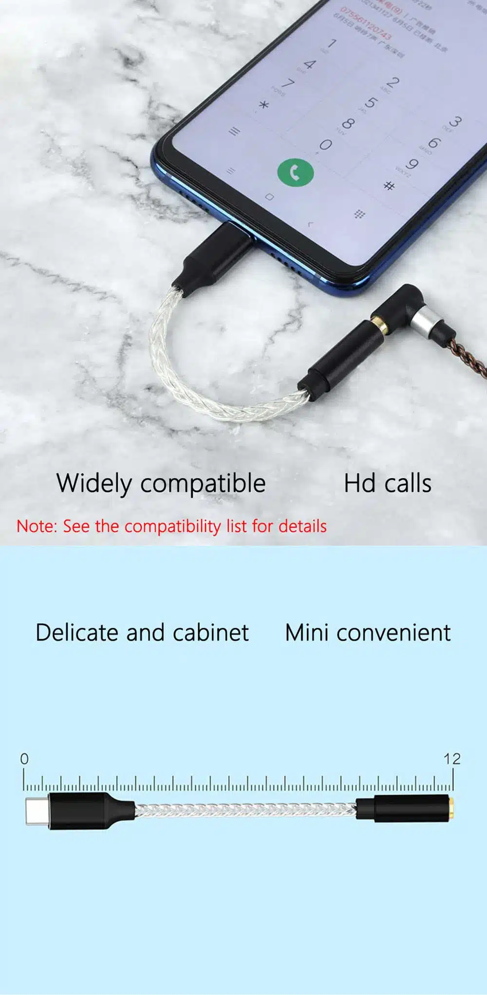 Jcally JM04PRO Realtek ALC5686 USB Type-C to 3.5mm DAC Dongle