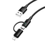 Mcdodo CA 680 2 in 1 3A LightningType C Cable 1.2m with LED 2