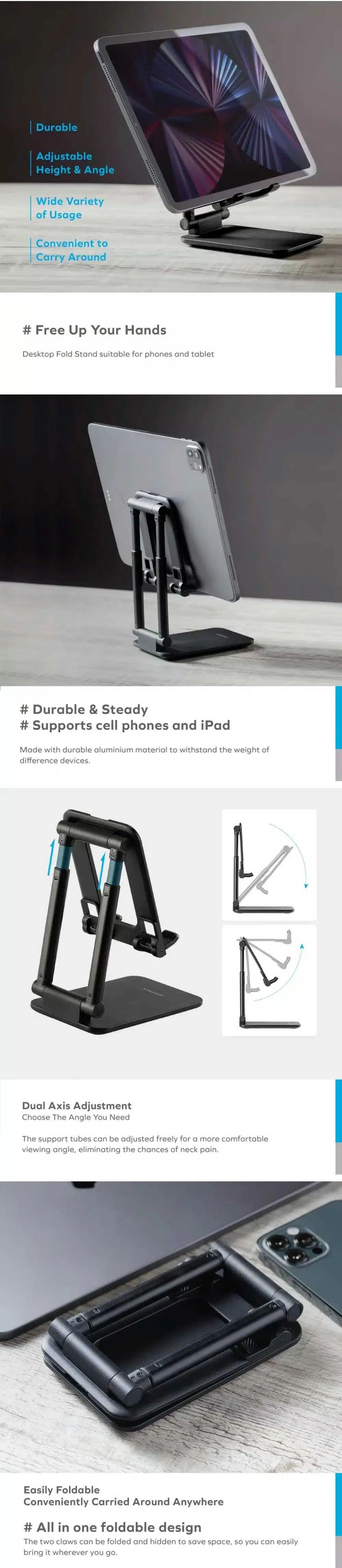 Momax PS6 Fold Stand Universal for Phone & Tab
