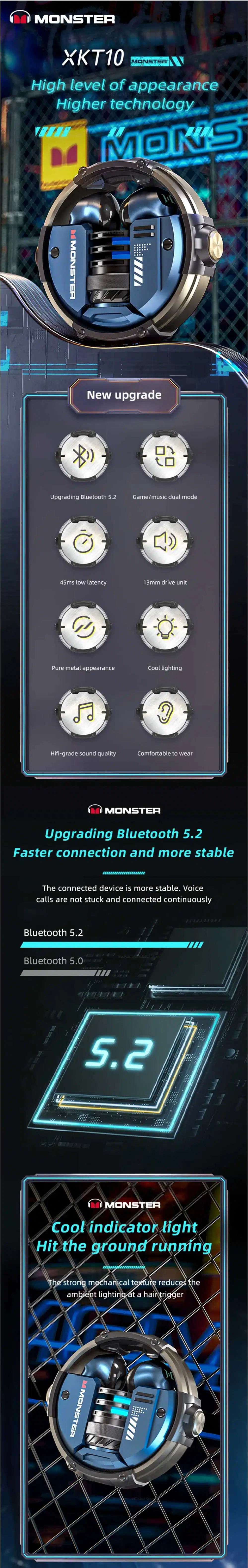 Monster XKT10 True Wireless Earbuds
