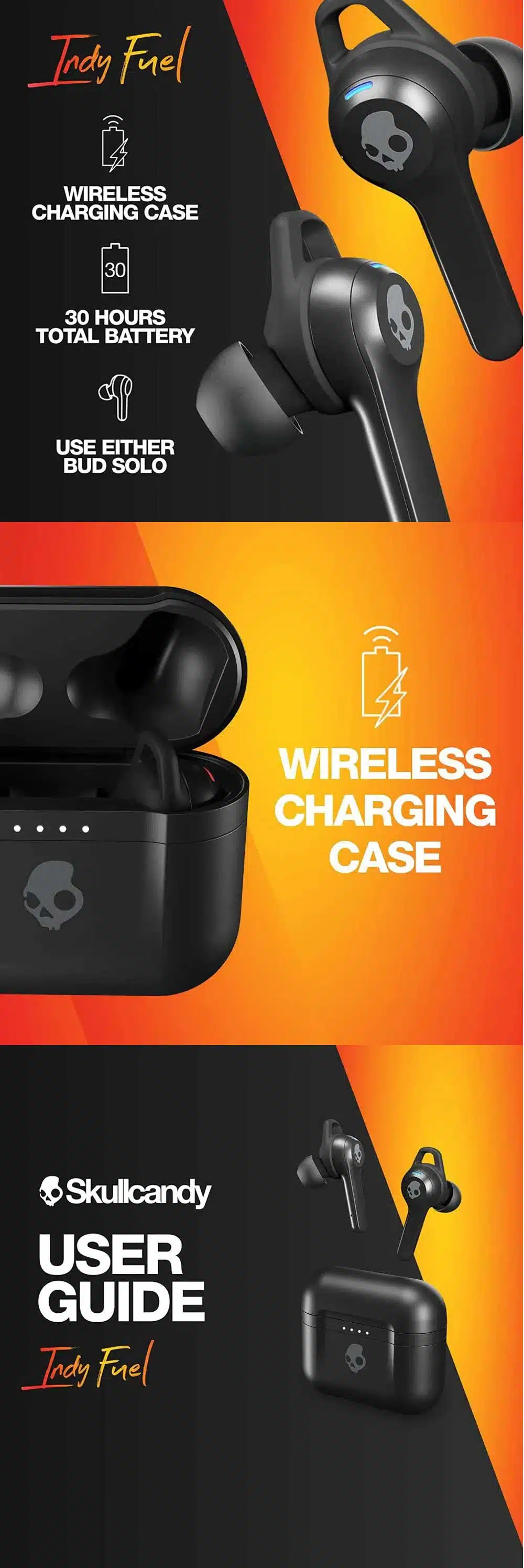 Skullcandy Indy Fuel True Wireless In-Ear Earbuds