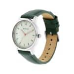 TITAN NP2639SL04 Workwear Watch with White Dial Leather Strap For Women