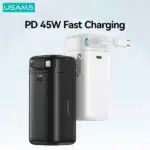 USAMS US-CD216 PD 45W 18000mAh Dual Type-C Power Station with Retractable Magnetic Cable - Image 2