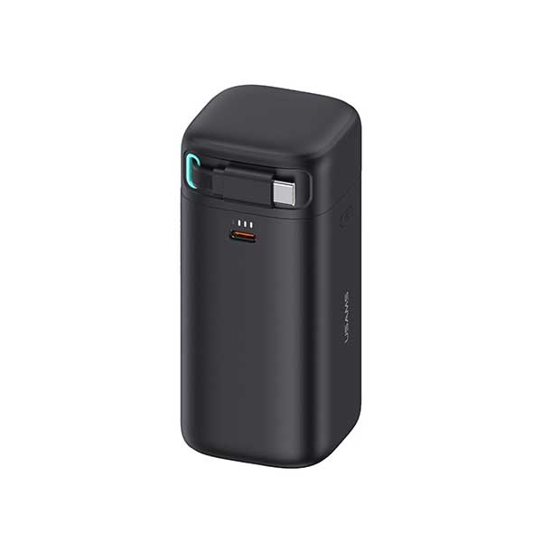 USAMS US-CD216 PD 45W 18000mAh Dual Type-C Power Station with Retractable Magnetic Cable