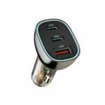 WiWU PC700 Dual Type CUSB PD 80W Car Charger 2