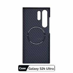 X Level Samsung Galaxy S24 Ultra Nanofiber Texture Magnetic Case 1