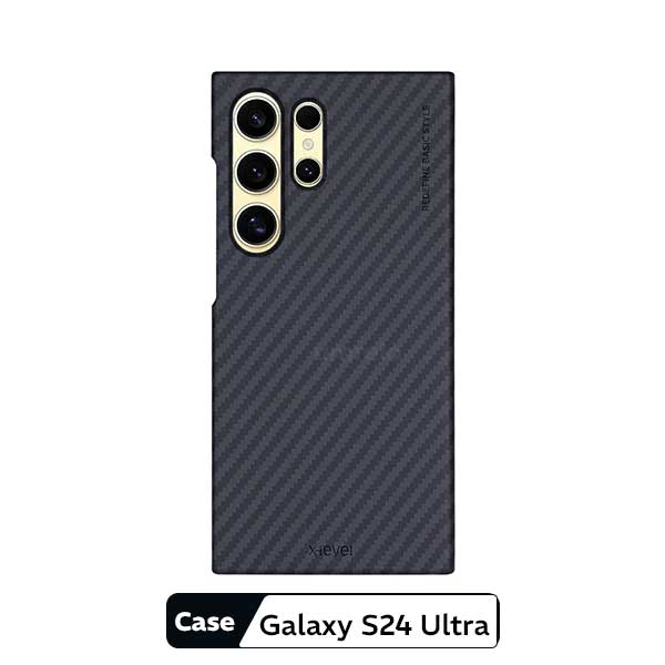 X-Level Samsung Galaxy S24 Ultra Nanofiber Texture Magnetic Case