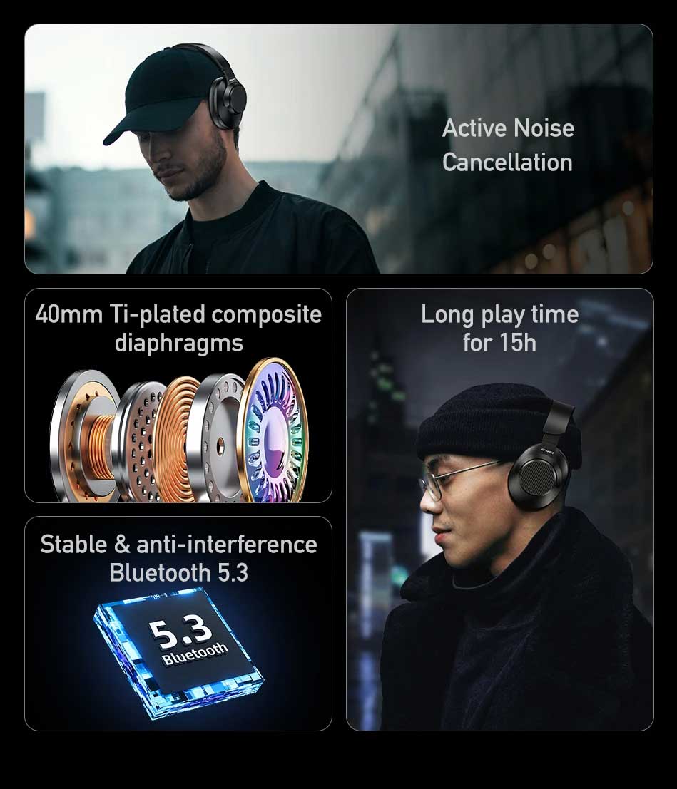 Awei A997 Pro ANC Wireless Bluetooth Headphones 4