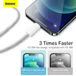 Baseus Dynamic 2 Series 20W USB-C to Lightning Fast Charging Data Cable - Image 3