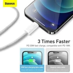 Baseus Dynamic 2 Series USB C to Lightning 20W Fast Charging Data Cable 4