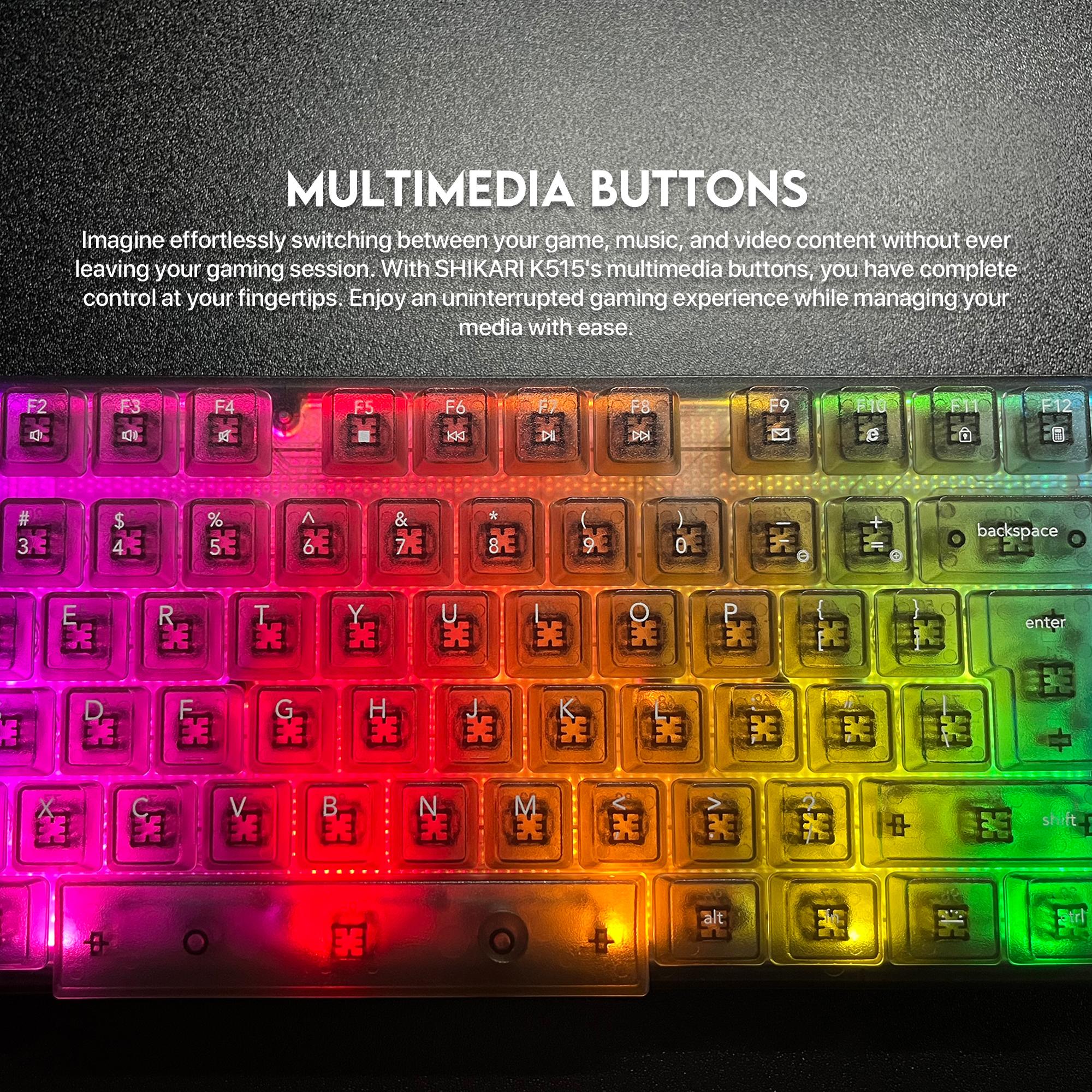 Fantech Shikari K515 RGB Membrane Gaming Keyboard 5