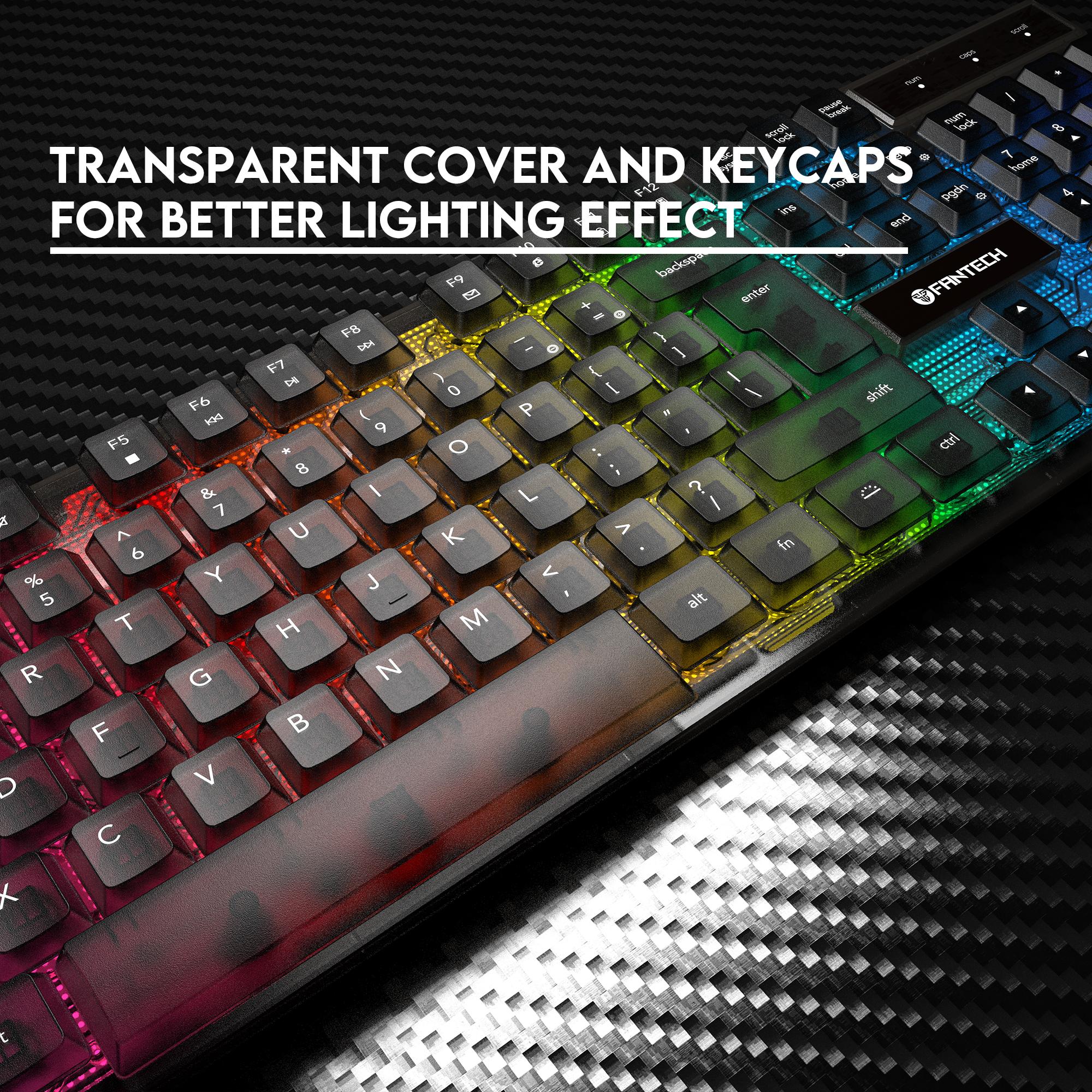 Fantech Shikari K515 RGB Membrane Gaming Keyboard 7
