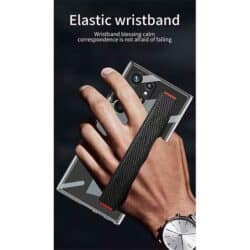 GKK Samsung S23 Ultra Clear Wristband Hard Case
