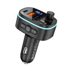 Hoco E62 Fast PD20WQC3.0 car Charger with BT FM Transmitter 2