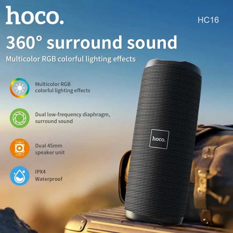 Hoco HC16 True Wireless Bluetooth Speaker 5