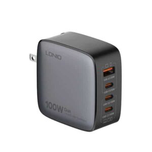 LDNIO Q408 100W 4-Port USB PD GaN Wall Charger