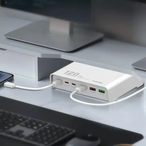 LDNIO Q605 120W Multi-ports Desktop Charging Station - Image 6