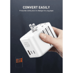 LDNIO Z6 3 USB Ports 65W GaN Travel Adapter