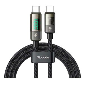 Mcdodo CA-361 Auto Power Off 100W Digital Display Type-C to Type-C Cable 1.2m