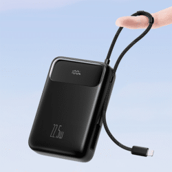 Mcdodo MC-324 22.5W 10000mAh Power Bank With Built-In USB-C Cable